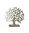 Gilde Alu Lebensbaum auf Holz 36 x 37 cm